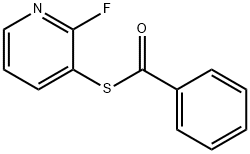 (2-fluoropyridin-3-yl)sulfanyl](phenyl)methanone Structure