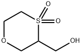 3-(hydroxymethyl)-1,4lambda6-oxathiane-4,4-dione Structure