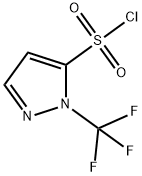 1-(trifluoromethyl)-1H-pyrazole-5-sulfonyl chloride Structure