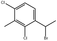 1-(1-bromoethyl)-2,4-dichloro-3-methylbenzene Structure