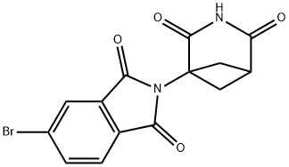 5-bromo-2-{2,4-dioxo-3-azabicyclo[3.1.1]heptan-1-yl}-2,3-dihydro-1H-isoindole-1,3-dione Structure