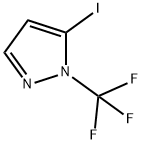 5-iodo-1-(trifluoromethyl)-1H-pyrazole Structure