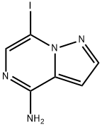 7-iodopyrazolo[1,5-a]pyrazin-4-amine Structure