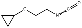 (2-isocyanatoethoxy)cyclopropane Structure