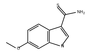 1H-Indole-3-carbothioamide, 6-methoxy- Structure