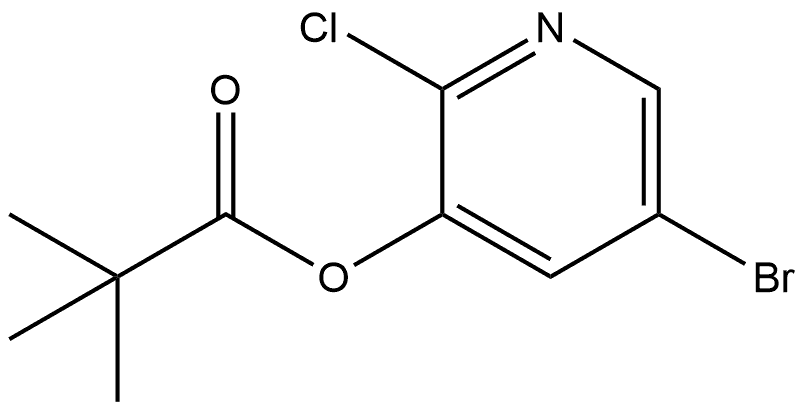 5-Bromo-2-chloro-3-pyridinyl 2,2-dimethylpropanoate Structure