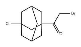 Ethanone, 2-bromo-1-(3-chlorotricyclo[3.3.1.13,7]dec-1-yl)- 구조식 이미지