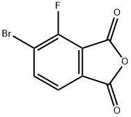 1,3-Isobenzofurandione, 5-bromo-4-fluoro- Structure