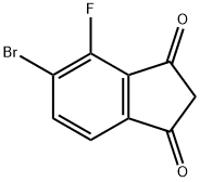 1H-Indene-1,3(2H)-dione, 5-bromo-4-fluoro- Structure