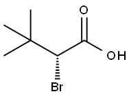 Butanoic acid, 2-bromo-3,3-dimethyl-, (2R)- Structure