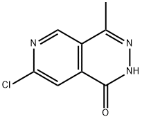 Pyrido[3,4-d]pyridazin-1(2H)-one, 7-chloro-4-methyl- Structure