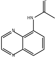 Acetamide, N-5-quinoxalinyl- Structure