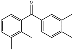 Methanone, (2,3-dimethylphenyl)(3,4-dimethylphenyl)- Structure