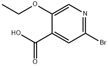 4-Pyridinecarboxylic acid, 2-bromo-5-ethoxy- Structure