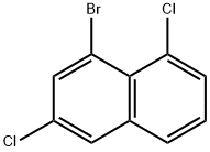 Naphthalene, 1-bromo-3,8-dichloro- 구조식 이미지