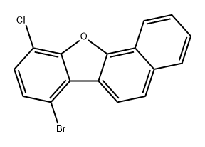 Benzo[b]naphtho[2,1-d]furan, 7-bromo-10-chloro- Structure