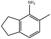 1H-Inden-4-amine, 2,3-dihydro-5-methyl- Structure