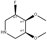 rel-(3R,4S,5S)-3-Fluoro-4,5-dimethoxypiperidine 구조식 이미지