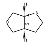 1H-Furo[3,4-b]pyrrole, hexahydro-, (3aR,6aS)-rel- Structure