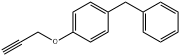 Benzene, 1-(phenylmethyl)-4-(2-propyn-1-yloxy)- Structure