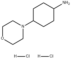 Cyclohexanamine, 4-(4-morpholinyl)-, hydrochloride (1:2) Structure