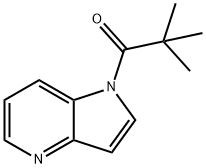 2,2-Dimethyl-1-(1H-pyrrolo[3,2-b]pyridin-1-yl)-1-propanone 구조식 이미지