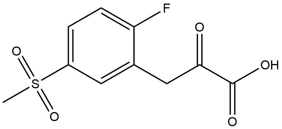 Benzenepropanoic acid, 2-fluoro-5- Structure