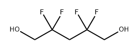 1,5-Pentanediol, 2,2,4,4-tetrafluoro- Structure