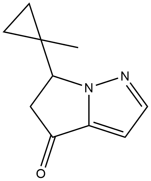 6-(1-methylcyclopropyl)-5,6-dihydropyrrolo[1,2-b]pyrazol-4-one Structure