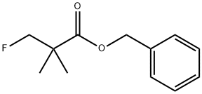 Phenylmethyl 2-(fluoromethyl)-2-methylpropanoate Structure