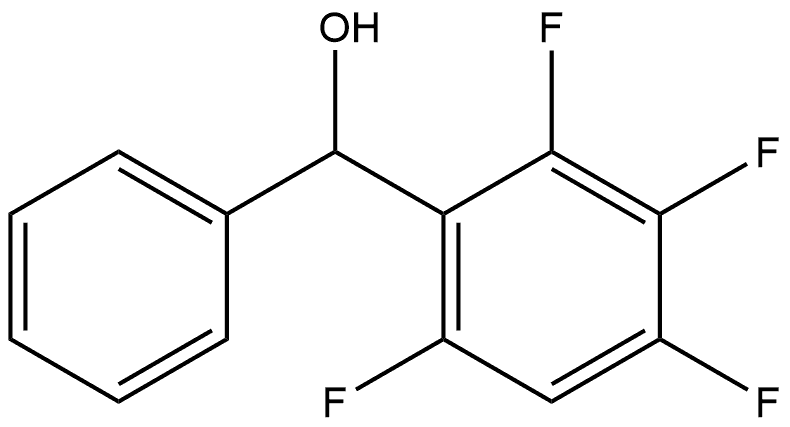 2,3,4,6-Tetrafluoro-α-phenylbenzenemethanol Structure