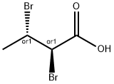 Butanoic acid, 2,3-dibromo-, (2R,3S)-rel- Structure