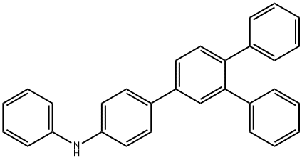 [1,1':3',1''-Terphenyl]-4-amine, N,4'-diphenyl- Structure
