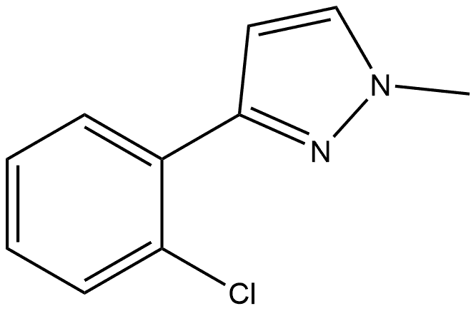 3-(2-Chlorophenyl)-1-methyl-1H-pyrazole Structure