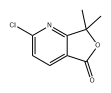 Furo[3,4-b]pyridin-5(7H)-one, 2-chloro-7,7-dimethyl- Structure