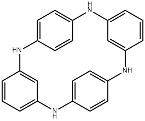 2,8,13,19-Tetraazapentacyclo[18.2.2.29,12.13,7.114,18]octacosa-3,5,7(28),9,11,14,16,18(25),20,22,23,26-dodecaene (9CI) Structure