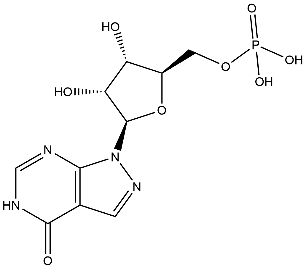allopurinol riboside 5'-monophosphate Structure