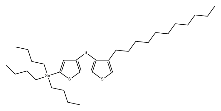 Stannane, tributyl(5-undecyldithieno[3,2-b:2',3'-d]thien-2-yl)- Structure