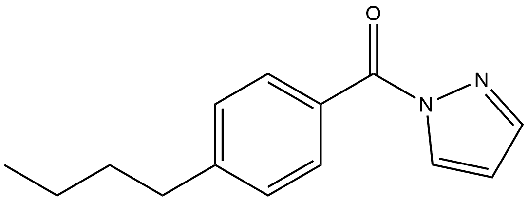 (4-Butylphenyl)-1H-pyrazol-1-ylmethanone Structure