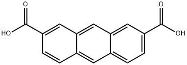 Anthracene-2,7-dicarboxylic acid Structure