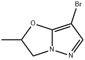 Pyrazolo[5,1-b]oxazole, 7-bromo-2,3-dihydro-2-methyl- 구조식 이미지