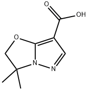 Pyrazolo[5,1-b]oxazole-7-carboxylic acid, 2,3-dihydro-3,3-dimethyl- Structure