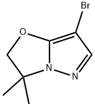 Pyrazolo[5,1-b]oxazole, 7-bromo-2,3-dihydro-3,3-dimethyl- 구조식 이미지