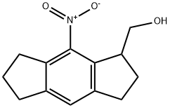 s-Indacene-1-methanol, 1,2,3,5,6,7-hexahydro-8-nitro- Structure