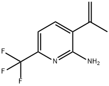 2-Pyridinamine, 3-(1-methylethenyl)-6-(trifluoromethyl)- 구조식 이미지