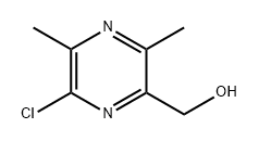 2-Pyrazinemethanol, 6-chloro-3,5-dimethyl- 구조식 이미지