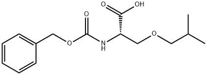 L-Serine, O-(2-methylpropyl)-N-[(phenylmethoxy)carbonyl]- Structure