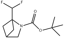 tert-butyl 1-(difluoromethyl)-2-azabicyclo[2.1.1]hexane-2-carboxylate Structure