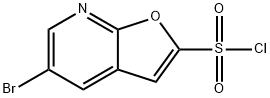 5-Bromofuro[2,3-b]pyridine-2-sulfonyl chloride Structure