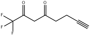 1,1,1-trifluorooct-7-yne-2,4-dione 구조식 이미지